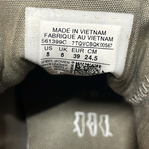 Converse‎ CTAS Clean Lift OX Dark Stucco sage & gold Leather women size 8 - Picture 5 of 10